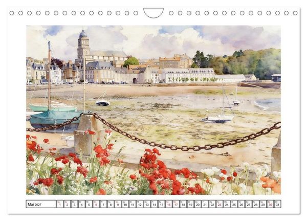Produktbild: Highlights der Bretagne (Wandkalender 2027 DIN A4 quer), CALVENDO Monatskalender