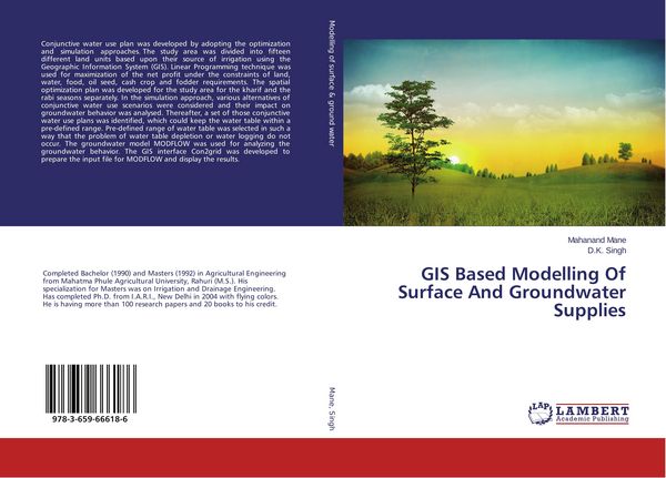 Produktbild: GIS Based Modelling Of Surface And Groundwater Supplies