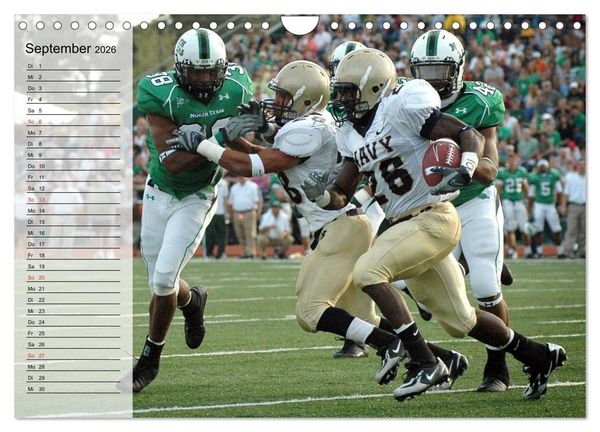 Produktbild: Sport. American Football (Wandkalender 2026 DIN A4 quer), CALVENDO Monatskalender