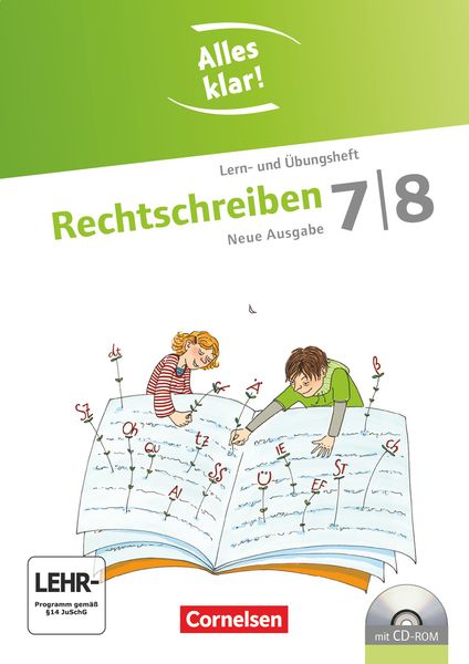 Alles klar! Deutsch 7./8. Sj. Rechtschreiben inkl. CD-ROM