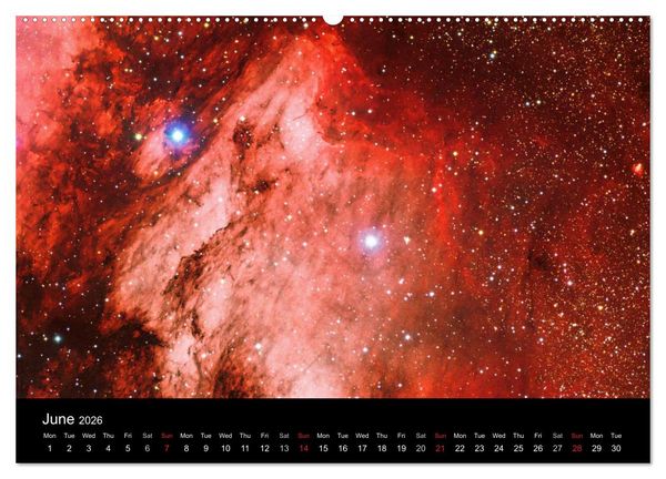 Produktbild: Deepsky (High Quality Premium Wall Calendar 2026 DIN A2 landscape),CALVENDO 12 Month Wall Calendar