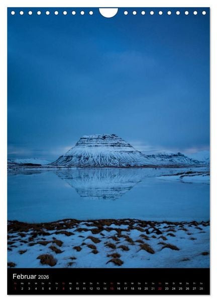 Produktbild: Island - Wundervolle Landschaften (Wandkalender 2026 DIN A4 hoch), CALVENDO Monatskalender