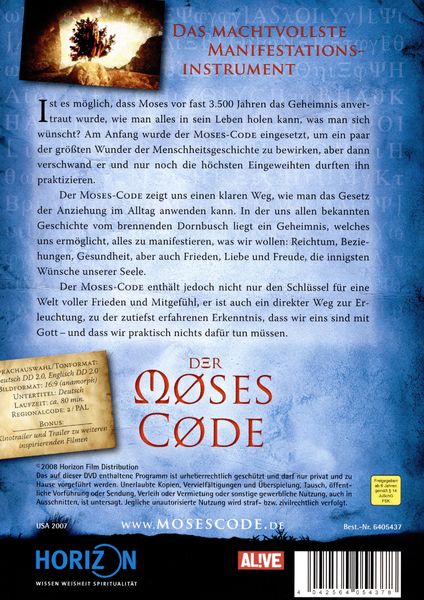 Produktbild: Der Moses Code