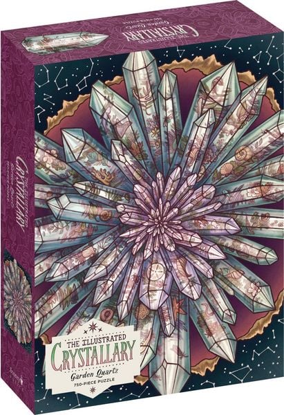 Produktbild: The Illustrated Crystallary Puzzle: Garden Quartz (750 Pieces)