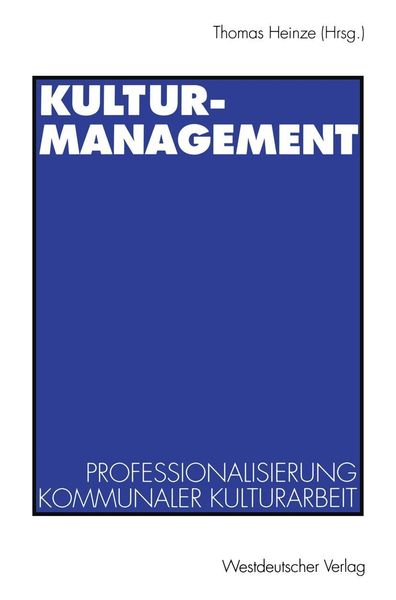 Produktbild: Kulturmanagement