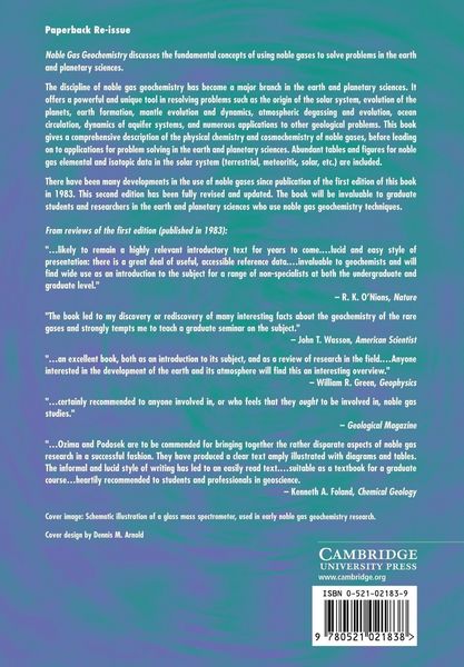 Produktbild: Noble Gas Geochemistry