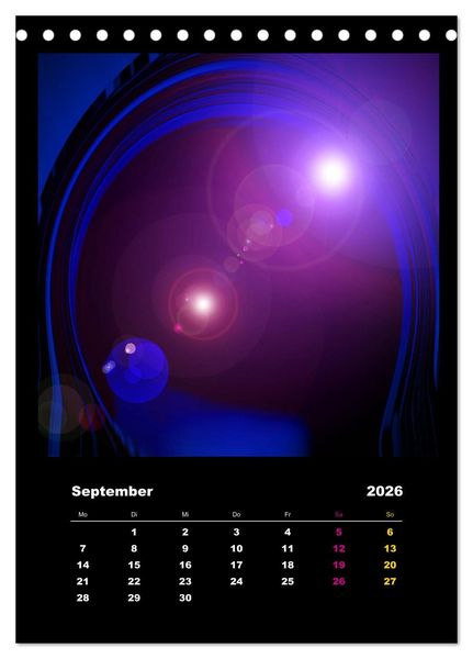 Produktbild: Licht-Portale (Tischkalender 2026 DIN A5 hoch), CALVENDO Monatskalender