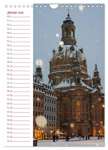 Produktbild: Frauenkirche Dresden (Wandkalender 2026 DIN A4 hoch), CALVENDO Monatskalender