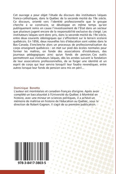 Produktbild: Le discours de l'instituteur la&iuml;que canadien-fran&ccedil;ais au 19e si&egrave;cle