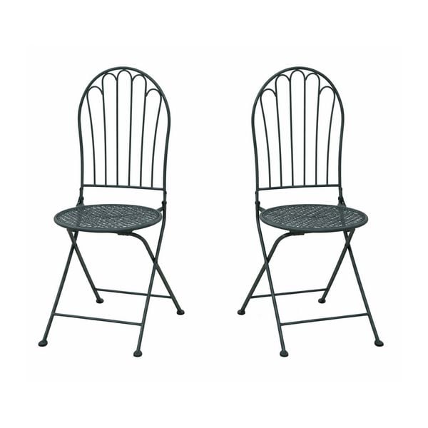 Produktbild: HTI-Living Bistro Sitzgruppe Ivo Metall Tisch mit 2 St&uuml;hlen Balkon Set Gartenm&ouml;bel