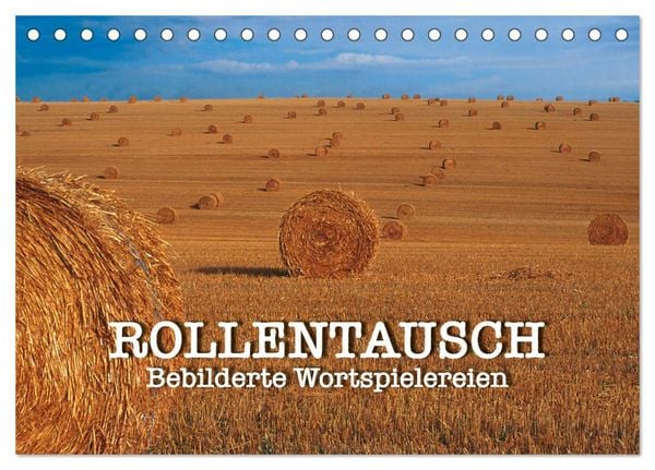 Produktbild: Rollentausch &ndash; Bebilderte Wortspielereien (Tischkalender 2026 DIN A5 quer), CALVENDO Monatskalender
