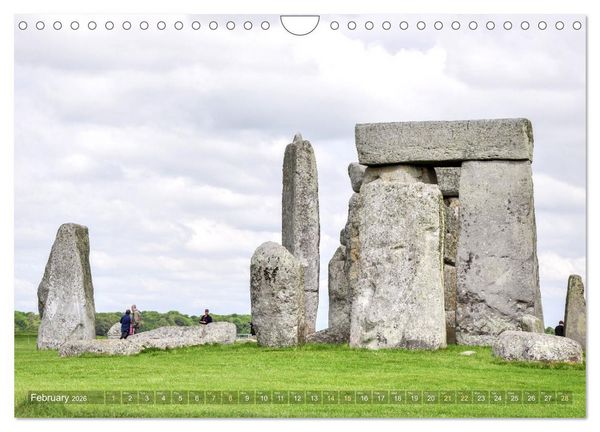 Produktbild: Mysterious Stonehenge (Wall Calendar 2026 DIN A4 landscape), CALVENDO 12 Month Wall Calendar