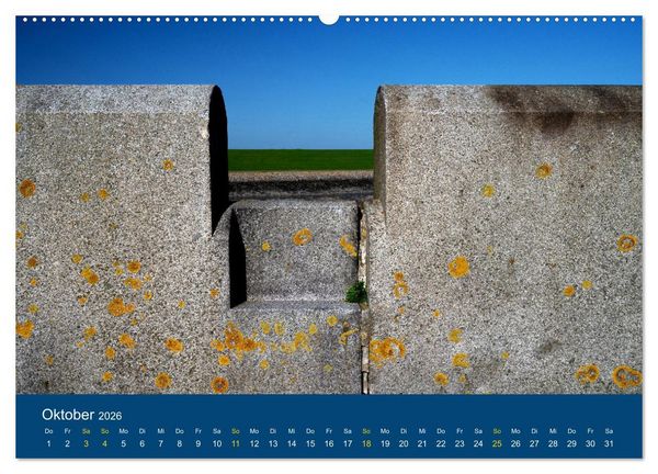 Produktbild: Die Nordmole in Wilhelmshaven. Historisches Relikt und Lieblingsort. (Wandkalender 2026 DIN A2 quer), CALVENDO Monatskalender