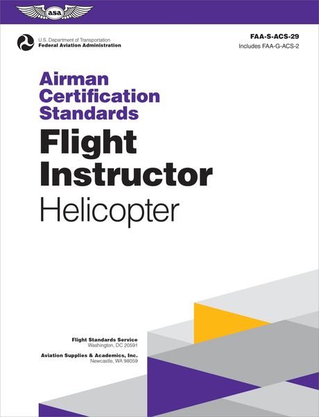 Produktbild: Airman Certification Standards: Flight Instructor - Helicopter (2024)