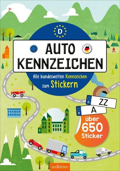 Produktbild: Autokennzeichen &ndash; Alle bundesweiten Kennzeichen zum Stickern