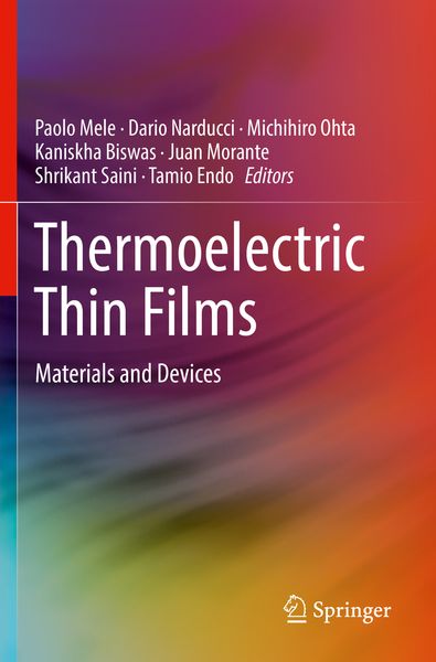 Produktbild: Thermoelectric Thin Films