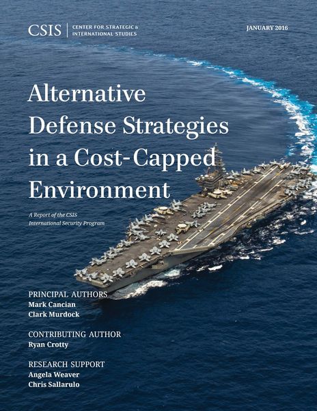 Produktbild: Alternative Defense Strategies in a Cost-Capped Environment