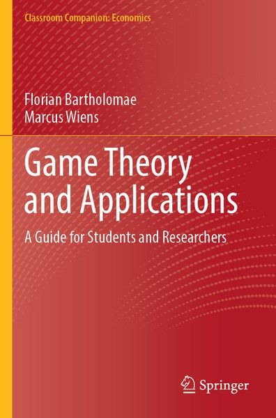 Produktbild: Game Theory and Applications