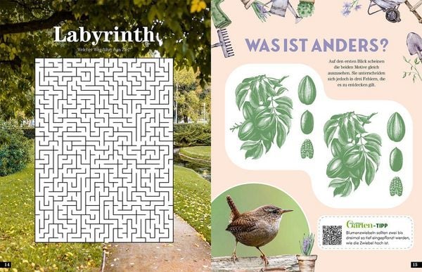 Produktbild: Das Garten-R&auml;tselbuch &ndash; Mit Profi-Tipps von "mein sch&ouml;ner Garten" f&uuml;r das ganze Jahr