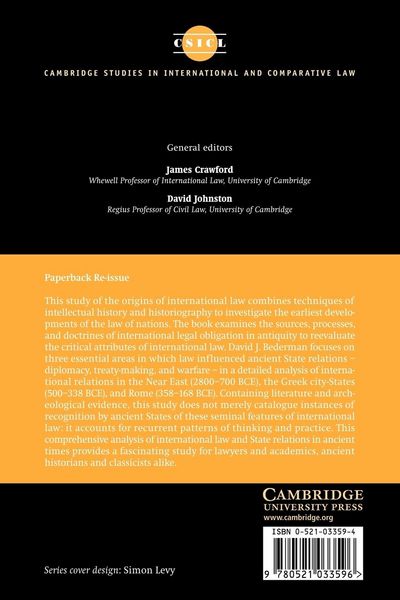 Produktbild: International Law in Antiquity