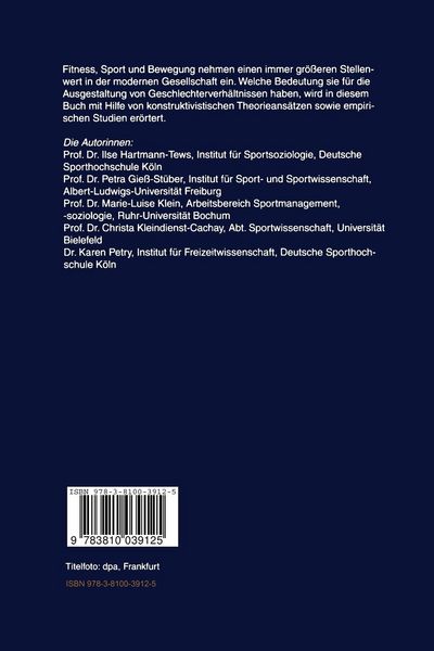 Produktbild: Soziale Konstruktion von Geschlecht im Sport