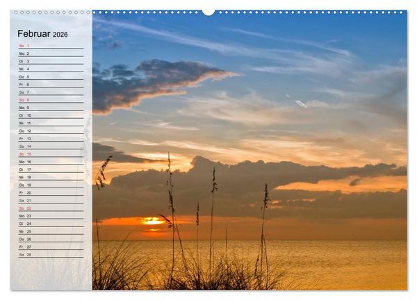Produktbild: FLORIDA Idyllischer Sonnenscheinstaat (Wandkalender 2026 DIN A2 quer), CALVENDO Monatskalender