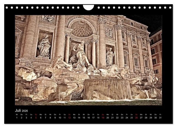Produktbild: Roma (Wandkalender 2026 DIN A4 quer), CALVENDO Monatskalender