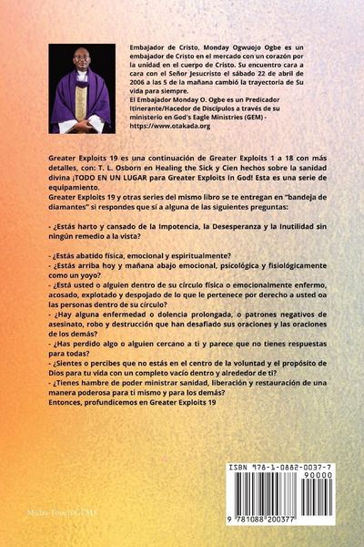 Produktbild: Mayores haza&ntilde;as - 19 Presentando - TL Osborn en Sanando a los Enfermos y Cien hechos sobre..