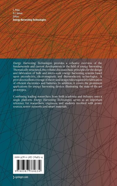 Produktbild: Energy Harvesting Technologies