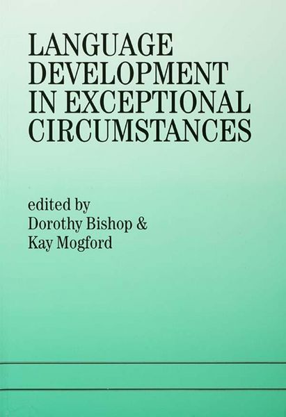 Produktbild: Language Development In Exceptional Circumstances