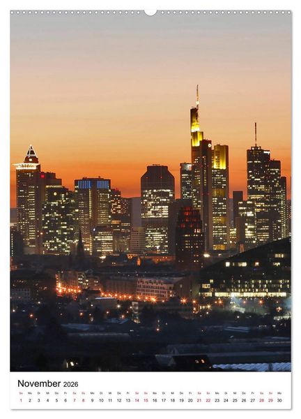 Produktbild: Frankfurt am Main vom Frankfurter Taxifahrer Petrus Bodenstaff (Wandkalender 2026 DIN A2 hoch), CALVENDO Monatskalender