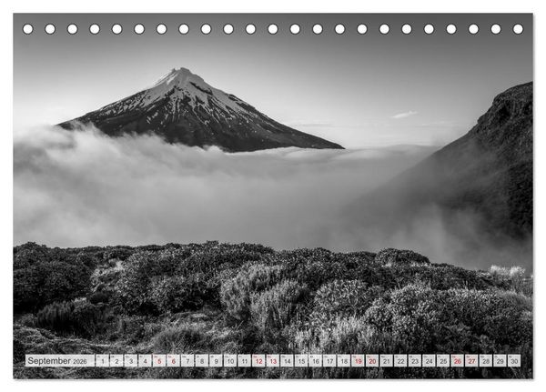 Produktbild: Monochrome Wonders (Tischkalender 2026 DIN A5 quer), CALVENDO Monatskalender