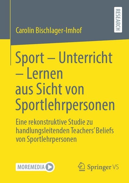 Produktbild: Sport &ndash; Unterricht &ndash; Lernen aus Sicht von Sportlehrpersonen