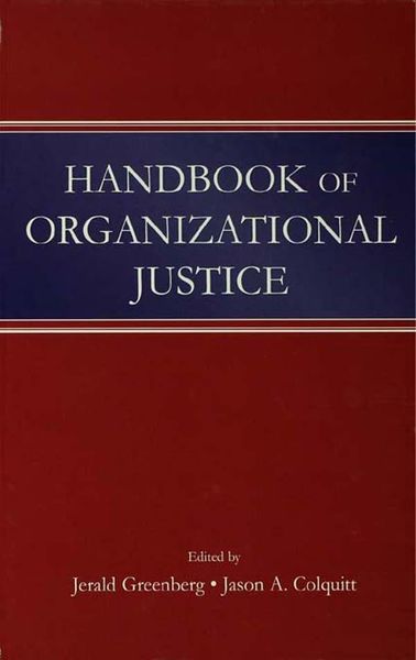 Produktbild: Handbook of Organizational Justice