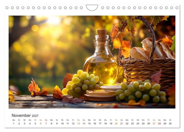 Produktbild: K&uuml;chenkalender - &Ouml;L-Welten (Wandkalender 2027 DIN A4 quer), CALVENDO Monatskalender