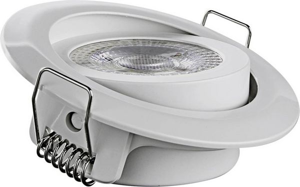 Produktbild: Heitronic 500665 DL7202 LED-Einbauleuchte LED LED fest eingebaut 5W Wei&szlig;