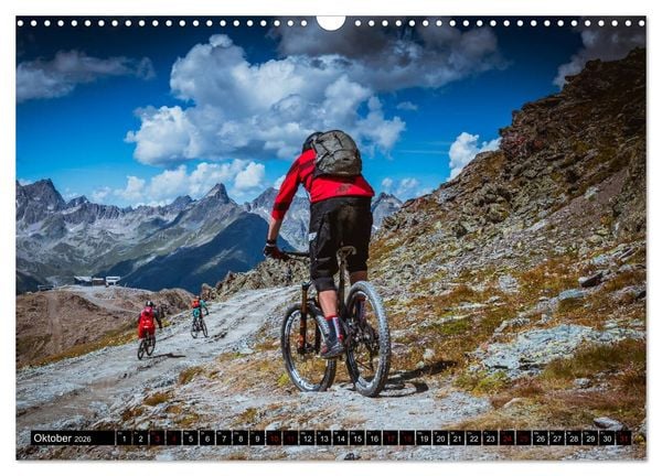 Produktbild: Downhill Action (Wandkalender 2026 DIN A3 quer), CALVENDO Monatskalender