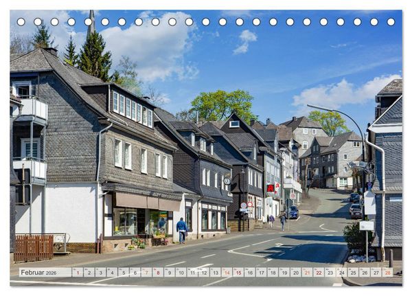 Produktbild: Bad Berleburg Impressionen (Tischkalender 2026 DIN A5 quer), CALVENDO Monatskalender