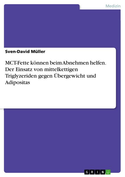 Produktbild: MCT-Fette k&ouml;nnen beim Abnehmen helfen