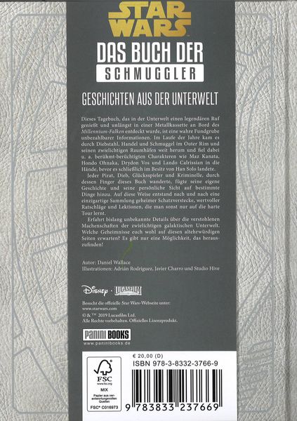 Produktbild: Star Wars: Das Buch der Schmuggler