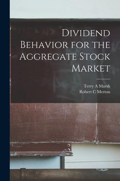 Produktbild: Dividend Behavior for the Aggregate Stock Market