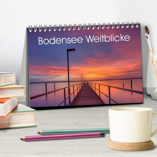 Produktbild: Bodensee Weitblicke (Tischkalender 2026 DIN A5 quer), CALVENDO Monatskalender