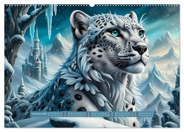 Produktbild: Verborgene Welten: Arkanum der mystischen Tierwesen (hochwertiger Premium Wandkalender 2026 DIN A2 quer), Kunstdruck in Hochglanz