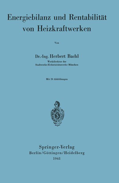 Produktbild: Energiebilanz und Rentabilit&auml;t von Heizkraftwerken