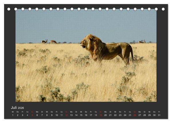 Produktbild: Facetten Namibias (Tischkalender 2026 DIN A5 quer), CALVENDO Monatskalender