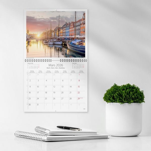 Produktbild: Burde Wandkalender Scandinavia 2026