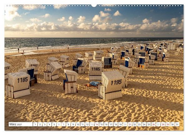 Produktbild: Meerblick - die Nordsee (Wandkalender 2027 DIN A2 quer), CALVENDO Monatskalender