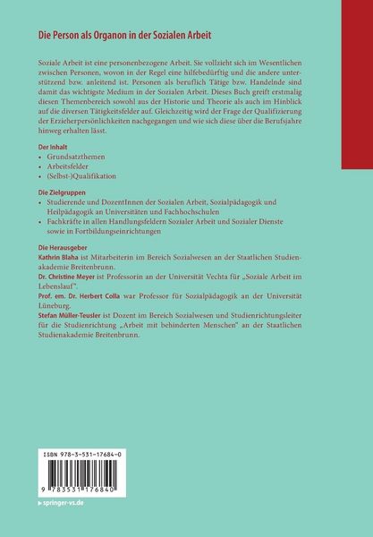 Produktbild: Die Person als Organon in der Sozialen Arbeit