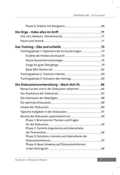 Produktbild: Vortrags-ABC &ndash; Fit f&uuml;rs Finale