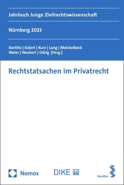 Produktbild: Rechtstatsachen im Privatrecht